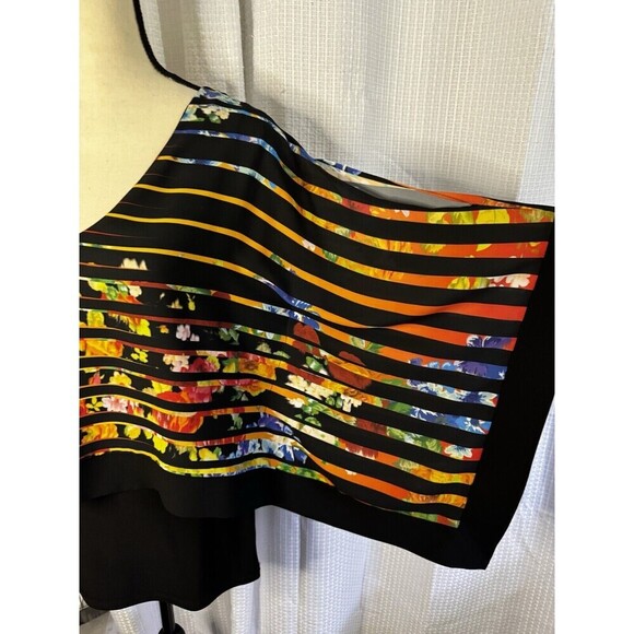 Joseph Ribkoff 6 Bright Colorful High Low Tunic Top Kimono Cold Shoulder Sleeves - Picture 4 of 9